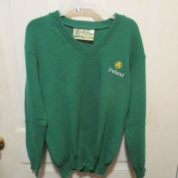 IRELAND MEN SWEATERS SIZE 40/42 MADE IN IRELAND X2 - Picture 1 of 4